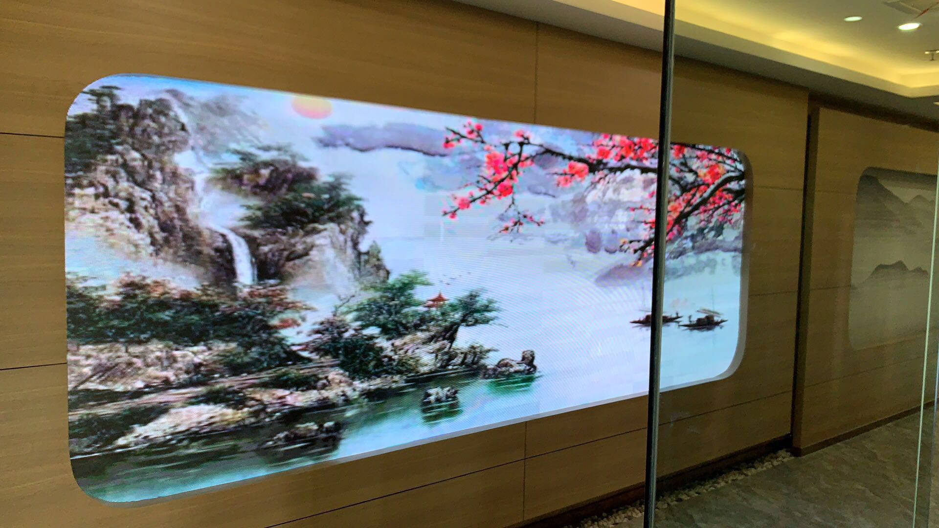  某建筑公司高清显示屏